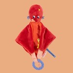 DOUDOU PLAT POULPE LES AVENTURES DE PAULIE 676015 MOULIN ROT
