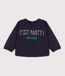 SWEAT CHAUD "CEST PARTY" A05GE03 PETIT BATEAU