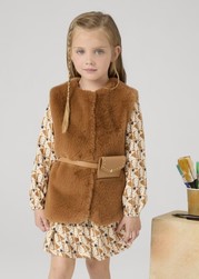 VESTE SANS MANCHES  + SACOCHE 4365 MAYORAL