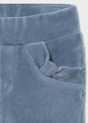 PANTALON BLEU EN VELOURS COTELE 514 MAYORAL