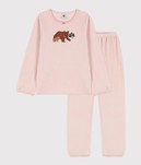 PYJAMA VELOURS A083L01 PETIT BATEAU
