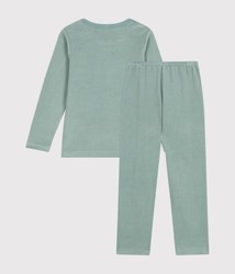 PYJAMA EN VELOURS CHAUD A0B5I01 PETIT BATEAU