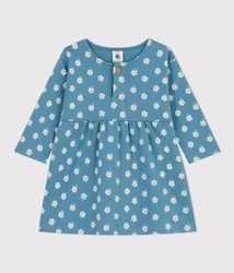 ROBE A FLEURS EN JERSEY EPAIS A08SC01 PETIT BATEAU