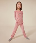 PYJAMA EN VELOURS CHAUD A0B8301 PETIT BATEAU
