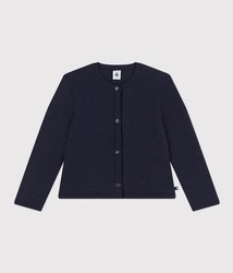 CARDIGAN EN TUBIQUE MATELASSE A08DH01 PETIT BATEAU