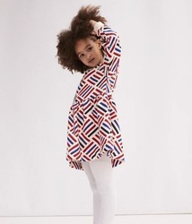 ROBE EN MOLLETON IMPRIME A057T01 PETIT BATEAU