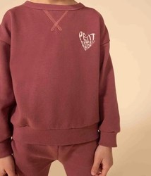 SWEAT EN MOLLETON A08P601 PETIT BATEAU