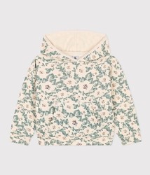 SWEAT A CAPUCHE EN MOLLETON FLEURIE A08GR01 PETIT BATEAU