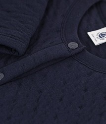 CARDIGAN EN TUBIQUE MATELASSE A08DH01 PETIT BATEAU