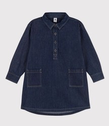 ROBE JEAN DENIM A069F02 PETIT BATEAU