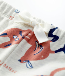 PANTALON IMPRIME ANIMAUX MOLLETON A03FS01 PETIT BATEAU