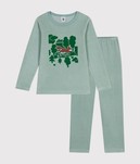 PYJAMA EN VELOURS CHAUD A0B5I01 PETIT BATEAU