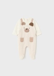 BARBOTEUSE SALOPETTE OURS EN SHERPA 2674 MAYORAL