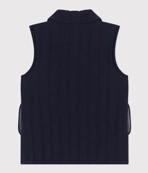 VESTE SANS MANCHES EN TUBIQUE MIXTE A091S01 PETIT BATEAU