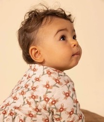 ROBE EN TUBIQUE MATELASSE FLEURIE A08SQ01 PETIT BATEAU