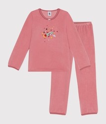 PYJAMA EN VELOURS CHAUD A0B8301 PETIT BATEAU