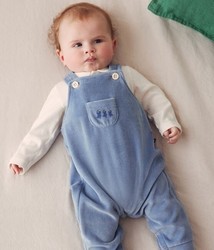 ENSEMBLE BODY + SALOPETTE EN VELOURS A0BN801 PETIT BATEAU