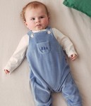 ENSEMBLE BODY + SALOPETTE EN VELOURS A0BN801 PETIT BATEAU