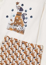 ENSEMBLE TSHIRT MANCHES LONGUES + LEGGING 4713 MAYORAL
