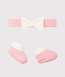 BANDEAU + CHAUSSON MATELASSE 5019100 PETIT BATEAU