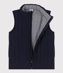 VESTE SANS MANCHES EN TUBIQUE MIXTE A091S01 PETIT BATEAU