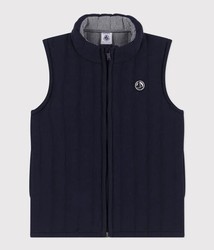 VESTE SANS MANCHES EN TUBIQUE MIXTE A091S01 PETIT BATEAU