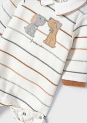 PYJAMA EN VELOURS RAYE CHIEN 2625 MAYORAL
