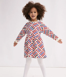 ROBE EN MOLLETON IMPRIME A057T01 PETIT BATEAU