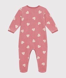 BARBOTEUSE COEURS EN VELOURS CHAUD A0AXK01 PETIT BATEAU
