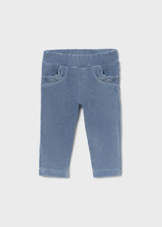 PANTALON BLEU EN VELOURS COTELE 514 MAYORAL
