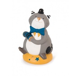  TIRELIRE CHAT LES MOUSTACHES 666170 MOULIN ROTY