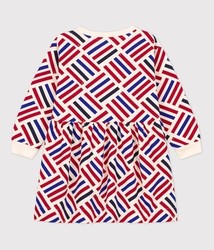 ROBE EN MOLLETON IMPRIME A057T01 PETIT BATEAU