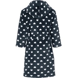 PEIGNOIR A CAPUCHE COEURS 340131 PLAYSHOES