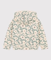 SWEAT A CAPUCHE EN MOLLETON FLEURIE A08GR01 PETIT BATEAU